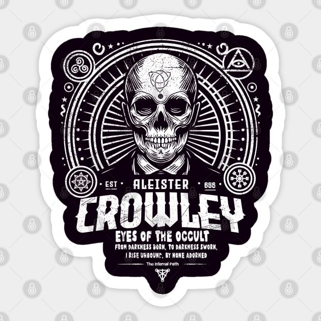 Crowley Sticker by artslaves